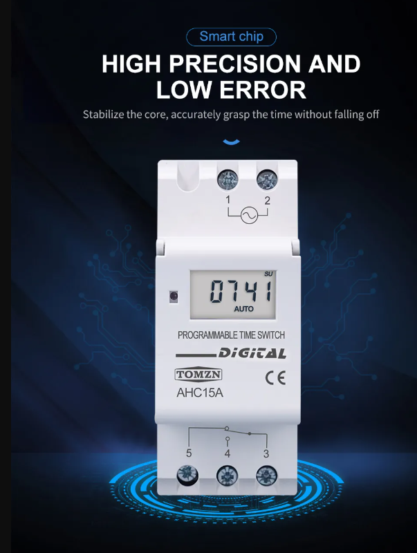 Smart Programmable Digital Timer Relay – Daily & Weekly Automation