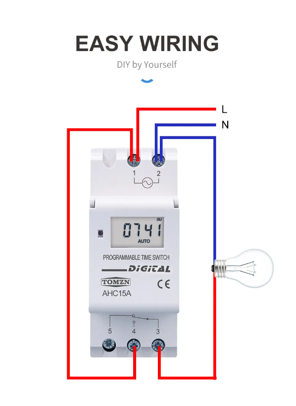 Smart Programmable Digital Timer Relay – Daily & Weekly Automation